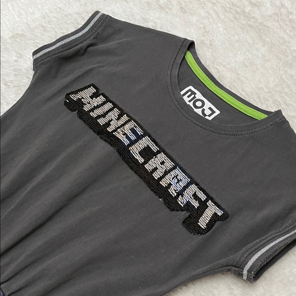 Minecraft Girls' Sequins Dress (9/10) - Picture 7 of 10